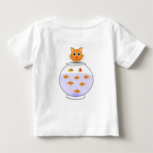 Baby T-shirt kat (Achterkant)