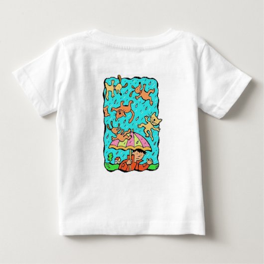 Baby T-shirt kat (Achterkant)