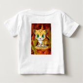 Baby T-shirt kat (Achterkant)