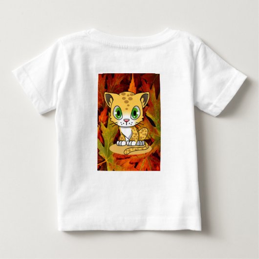 Baby T-shirt kat (Achterkant)