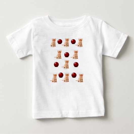 Baby T-shirt kitten (Voorkant)