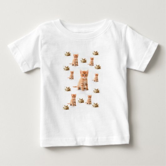 Baby T-shirt kitten (Voorkant)
