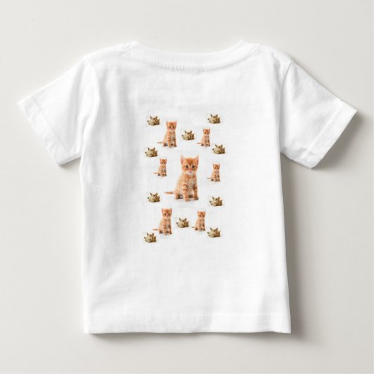 Baby T-shirt kitten (Achterkant)