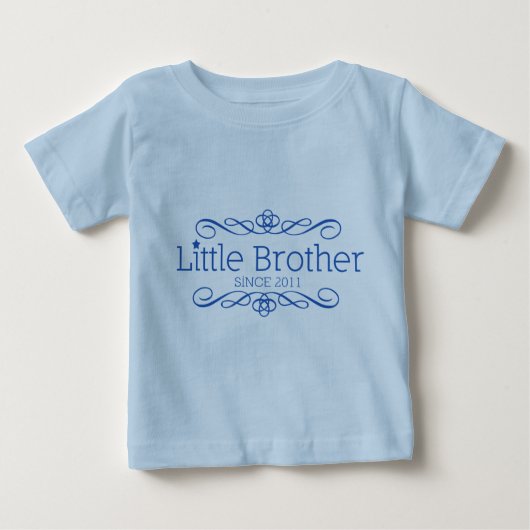 Baby T-shirt - Kleine Broer sinds 2011 (Voorkant)