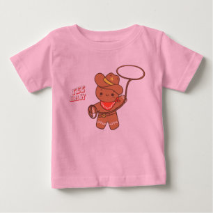 Baby T-shirt: Kleine Cowboy op Avontuur