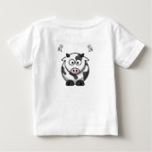 Baby T-shirt Koe (Achterkant)