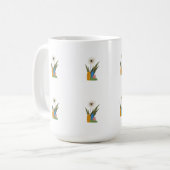Baby T-shirt Koffiemok (Voorkant links)