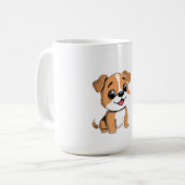 Baby T-shirt Koffiemok (Voorkant links)