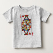Baby T-shirt koningin (Voorkant)