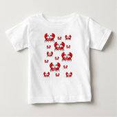Baby T-shirt krab (Voorkant)