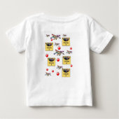 Baby T-shirt krijtje (Achterkant)