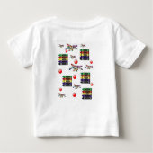 Baby T-shirt krijtje (Achterkant)