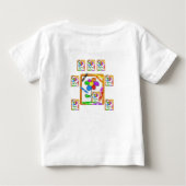 Baby T-shirt krijtje (Achterkant)
