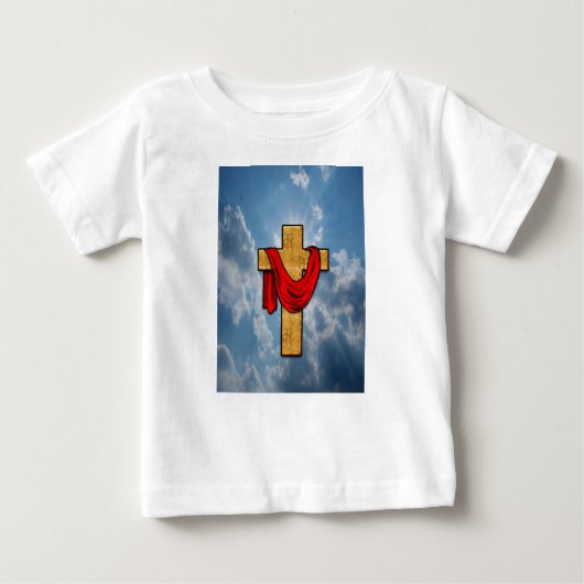 Baby T-shirt kruis (Voorkant)