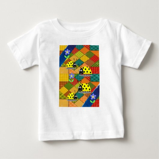 Baby T-shirt lieveheersbeestje (Voorkant)