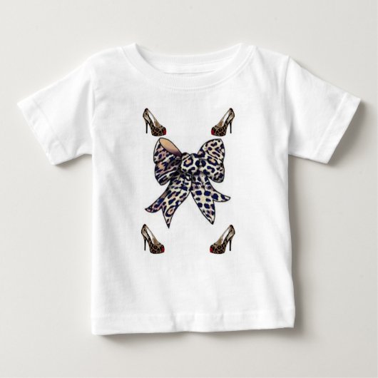 Baby T-shirt luipaard (Voorkant)