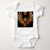 "Baby T-shirt met Crystal Eagle Design (Voorkant)