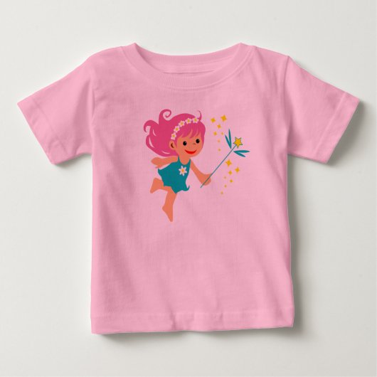 Baby T-shirt met fee meisje (Voorkant)