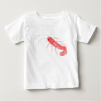 Baby T-shirt met garnaal