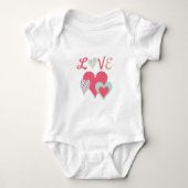 Baby T-shirt met hart (Voorkant)