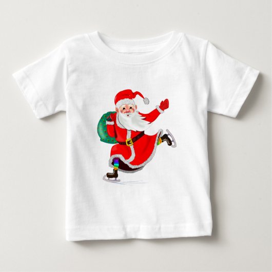 Baby T-shirt met kerstmis - Kerstmis (Voorkant)