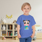 Baby T-shirt met Koning Panda Motief