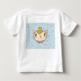 Baby T-shirt met Leuke Kat Ontwerp – Schattig en C
