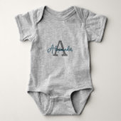 Baby T-shirt met naam HAMbyWG (Voorkant)