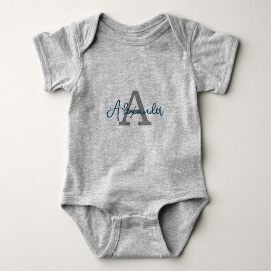 Baby T-shirt met naam HAMbyWG (Voorkant)