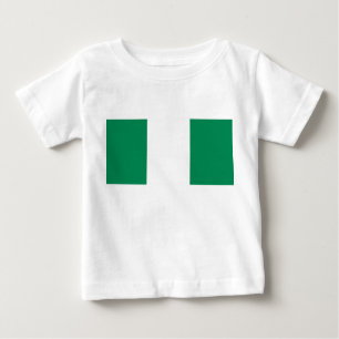 Baby T-shirt met Nigeriaanse vlag