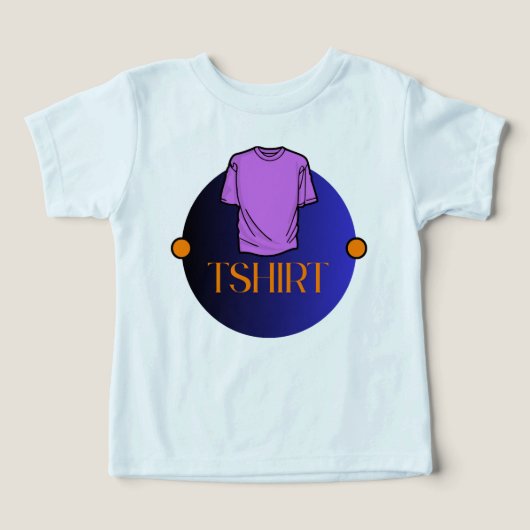 Baby T-shirt met ontwerp (Design voorkant)