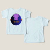 Baby T-shirt met ontwerp (Ontwerp Voorkant & Achterkant)