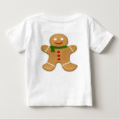 Baby T-shirt met peperkoekman (Achterkant)