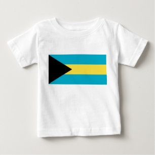Baby T-shirt met vlag van Bahama's