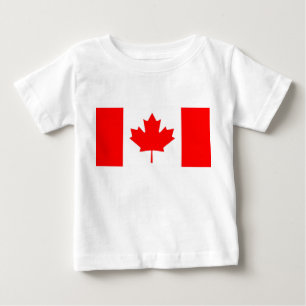 Baby T-shirt met vlag van Canada