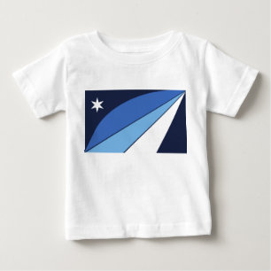 Baby T-shirt met vlag van Columbia, SC