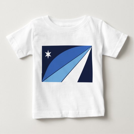 Baby T-shirt met vlag van Columbia, SC (Voorkant)