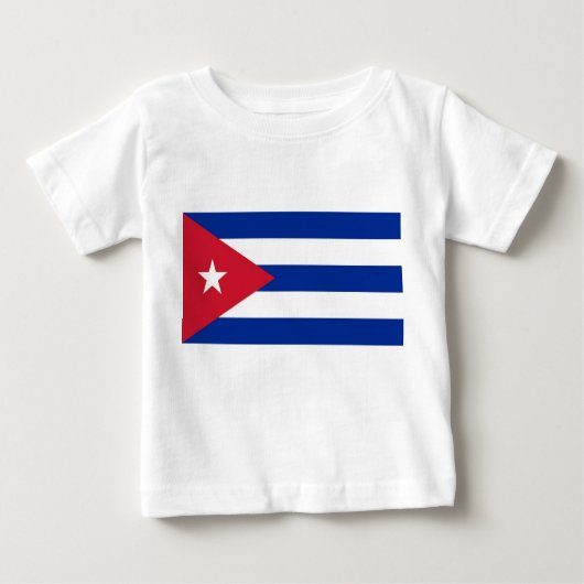 Baby T-shirt met vlag van Cuba (Voorkant)