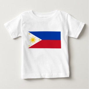 Baby T-shirt met vlag van de Filipijnen