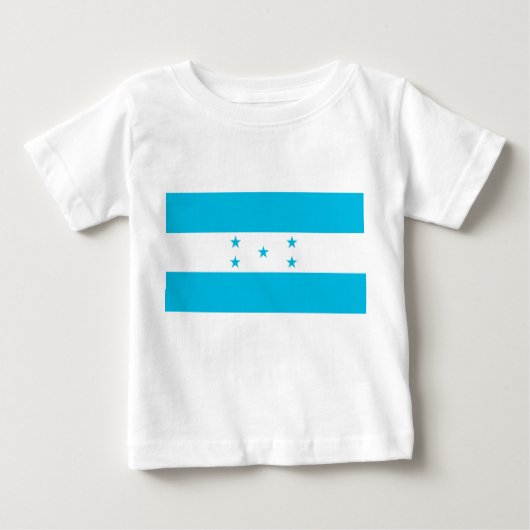 Baby T-shirt met vlag van Honduras (Voorkant)