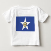 Baby T-Shirt met vlag van Houston, Verenigde State (Achterkant)