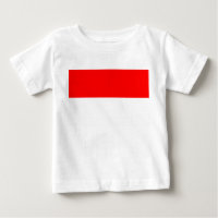 Baby T-shirt met vlag van Indonesië