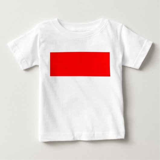 Baby T-shirt met vlag van Indonesië (Voorkant)
