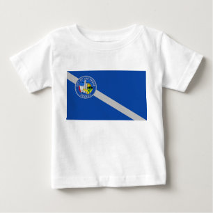 Baby T-Shirt met vlag van Las Vegas City, Verenigd
