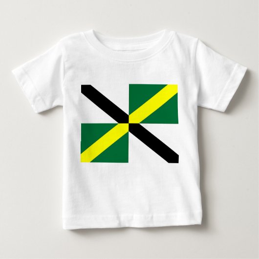 Baby T-Shirt met vlag van Monterey City, VS. (Voorkant)