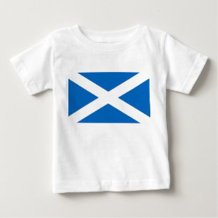 Baby T-shirt met vlag van Schotland