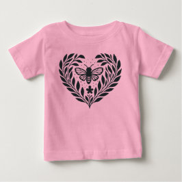 Baby T-shirt met vlinder en takken