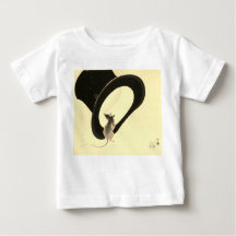 BABY-T-SHIRT-MUIS MET TOP-HAT