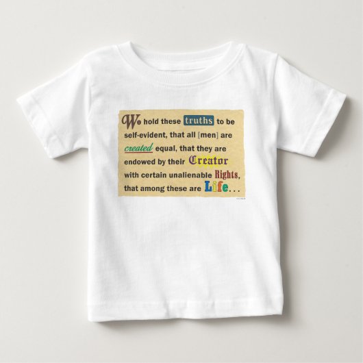 Baby t-shirt of romper. (Voorkant)