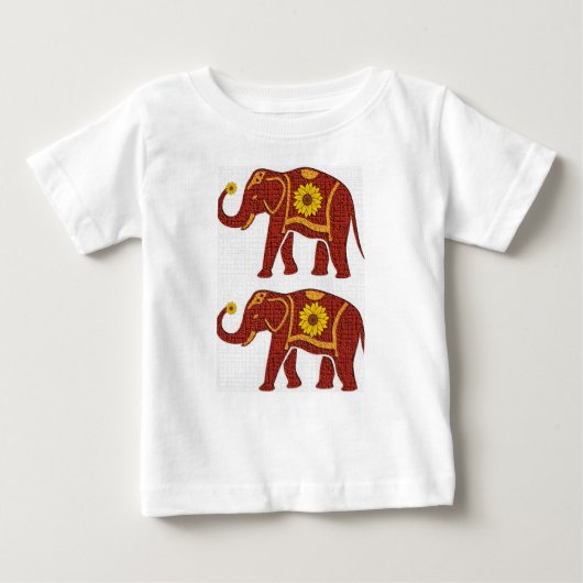 Baby T-shirt olifant (Voorkant)